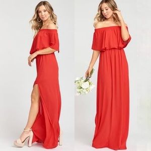 SOLD NWT SMYMM Red Maxi Dress